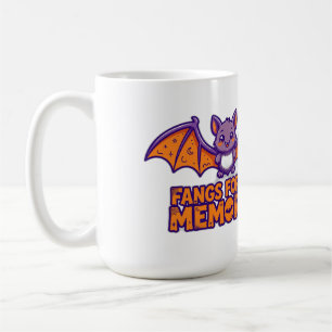 Fangs For The Memories Bat Coffee Mug
