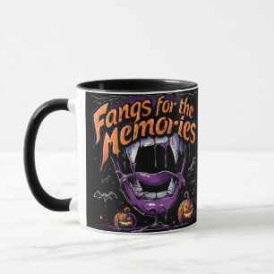 Fangs for the Memories   ExDesigner   Halloween Mug
