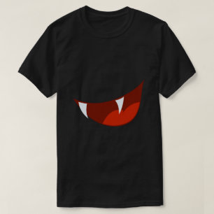Fangs Halloween tshirt