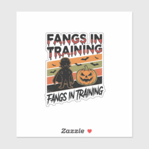 Fangs in Training Funny Vampire Halloween Shirt