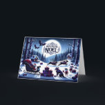 Fangtastic Noel Card<br><div class="desc">Wish someone a Fangtastic Christmas with this cute vampire Christmas design.</div>