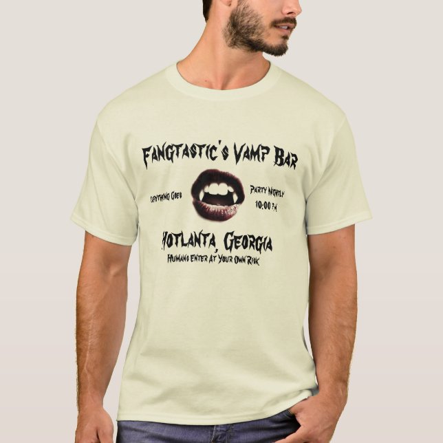 Fangtastic's Vamp Bar T-Shirt (Front)