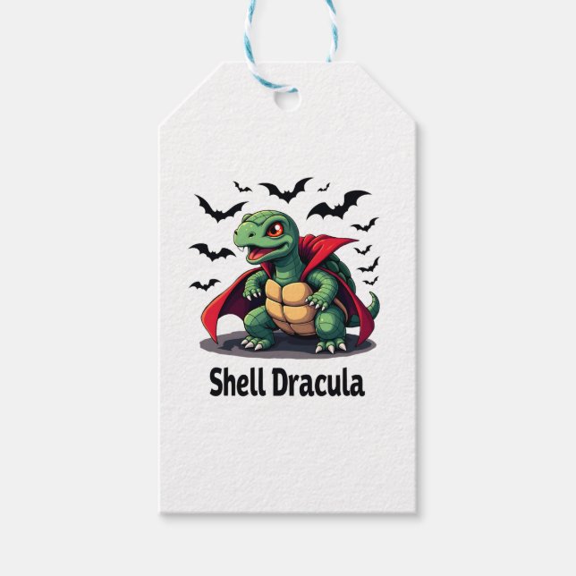 Fangy Turtle Gift Tags (Front)