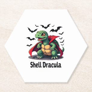 Fangy Turtle Paper Coaster