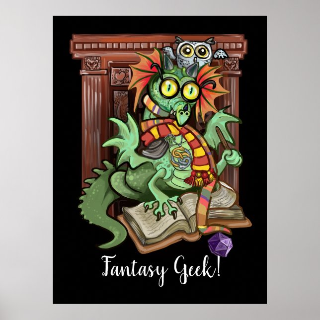 Fanntasy Fan Dragon Poster (Front)