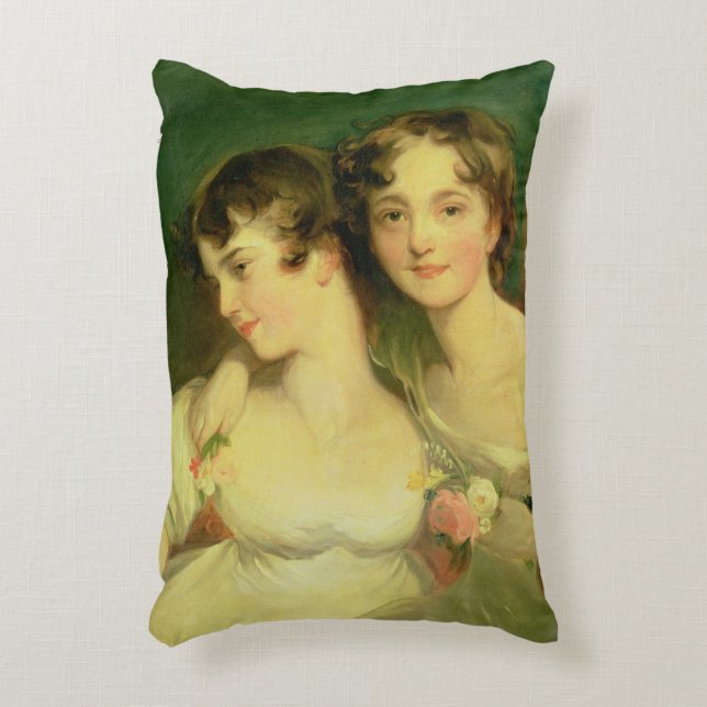 Fanny and Jane Hamond Decorative Cushion (Front(Vertical))