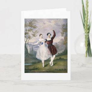 Fanny Cerrito (1817-1909) and Sigr. Guerra, in the Card