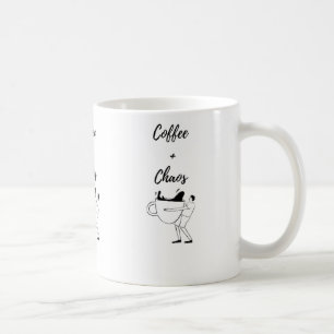 Fanny coffee+ chaos cat mug 11oz