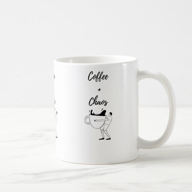  Fanny coffee+ chaos cat mug 11oz  (Right)