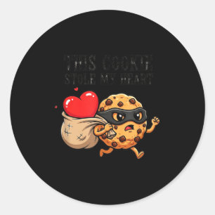 Fanny Cookie Day National Chocolate Chip Designer Classic Round Sticker