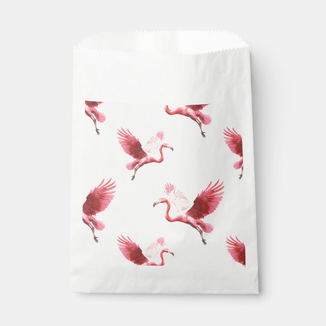Fanny Flamingo favour bag (Front)