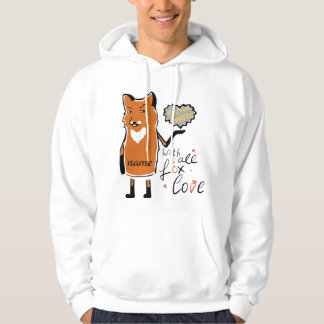 Fanny Fox Lovers With All Love Costum Name-Photo Hoodie
