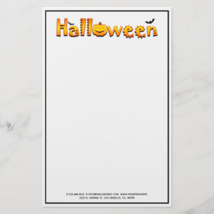 Fanny Halloween Stationery