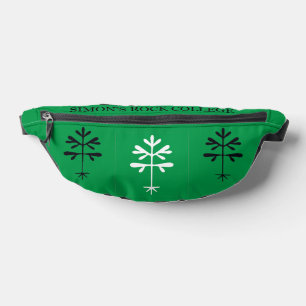 Fanny Pack in Green with Black & White SR Saplings