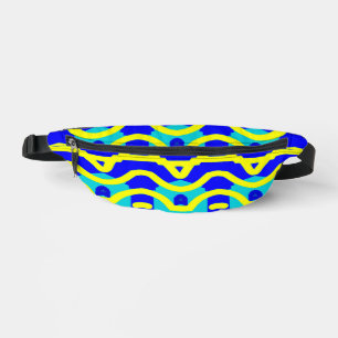 Fanny pack, Multicolor classic seamless design  Bum Bags