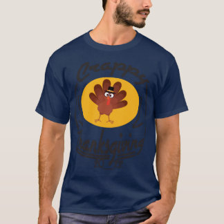 Fanny Thanksgiving Mum Gift Crappy Design Distanci T-Shirt