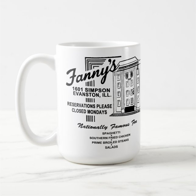 Fanny's Restaurant, Evanston, IL Coffee Mug (Left)