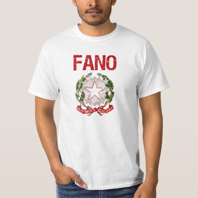 Fano Italian Surname T-Shirt (Front)