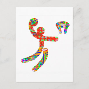 Fans of BasketBall Basket Ball Postcard