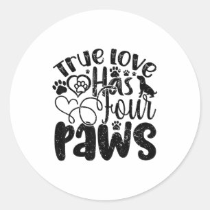 Fans Of Pet-related Animals Shelters Donors Classic Round Sticker