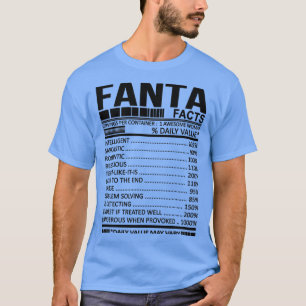 FANTA Nutrition Facts T-Shirt