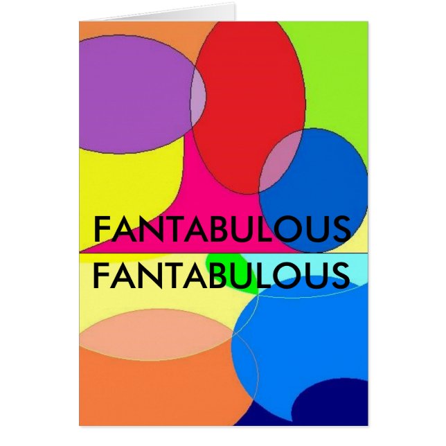 Fantabulous Card (Front)