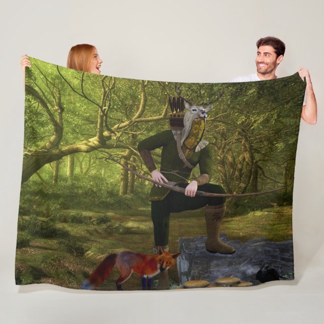 FANTACY HUNTER FLEECE BLANKET (In Situ)