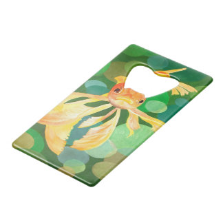 Fantail Goldfish With Green Bubbles Vector