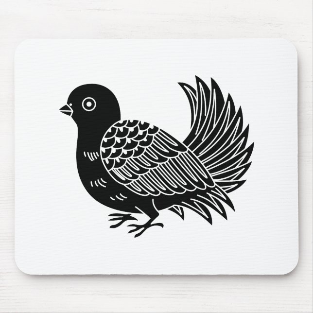 Fantail Mouse Mat (Front)