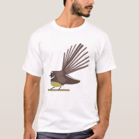 Fantail New Zealand bird Vector