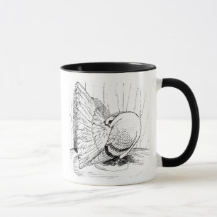Fantail Pigeon 1978 Saddle Mug