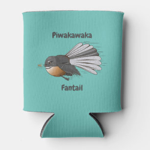 Fantail Piwakawaka Can Cooler