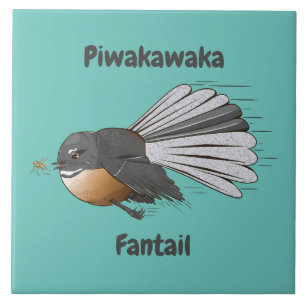 Fantail Piwakawaka Tile