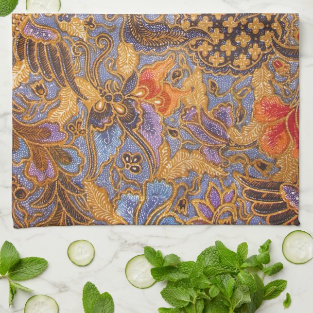 Fantasia Batik Tea Towel (Folded)