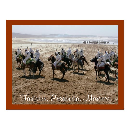 Fantasia, Essaouira, Morocco Postcard