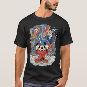 Fantasia Mickey Mouse Sorcerers Apprentice Retro f T-Shirt