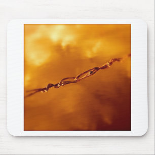 Fantasia Wire in Orange Mouse Mat
