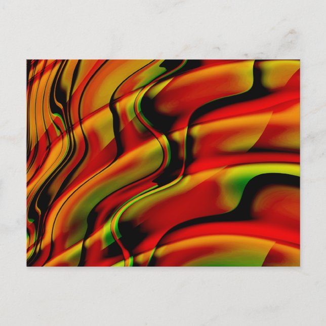 Fantasia With Red Postcard (Front)