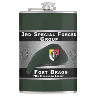 Fantastic 3rd Special Forces Group Hip Flask