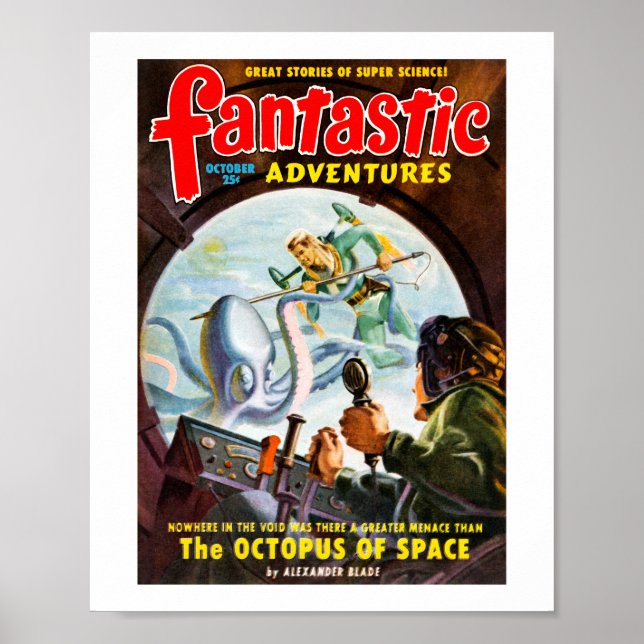 Fantastic Adventures (Oct, 1949) Poster (Front)
