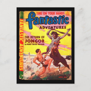 Fantastic Adventures v06 n02 (Apr 1944)_Pulp Art Postcard