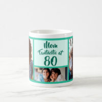 Fantastic at 80 Mum birthday photo collage