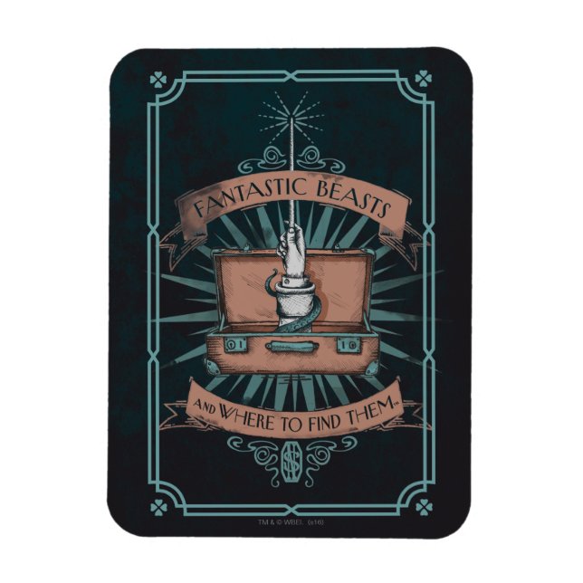 FANTASTIC BEASTS AND WHERE TO FIND THEM™ Briefcase Magnet (Vertical)