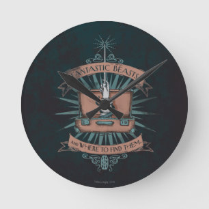 FANTASTIC BEASTS AND WHERE TO FIND THEM™ Briefcase Round Clock