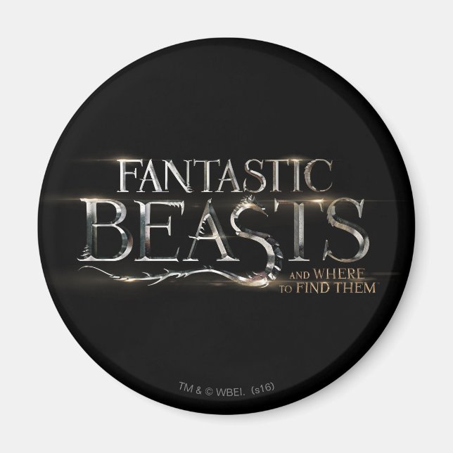 FANTASTIC BEASTS AND WHERE TO FIND THEM™ Logo Magnet (Front)