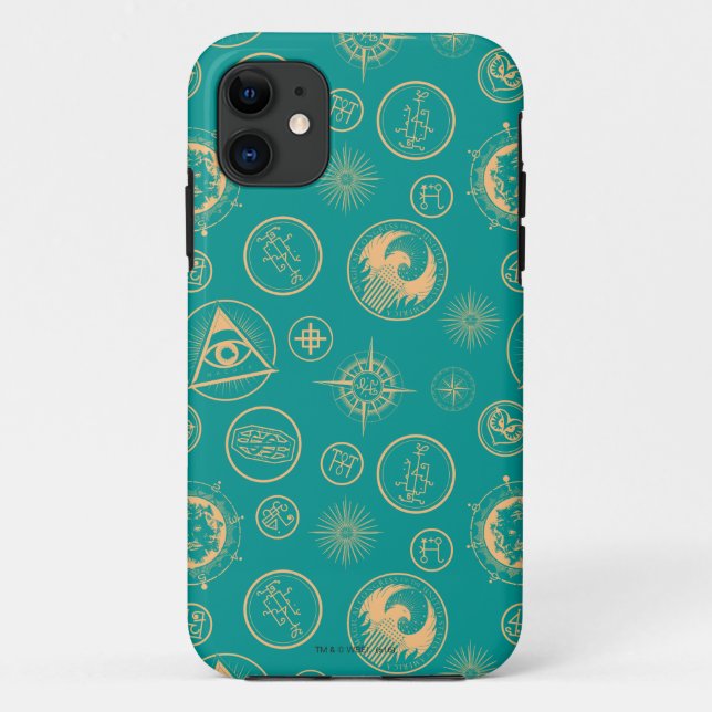 FANTASTIC BEASTS AND WHERE TO FIND THEM™ Pattern Case-Mate iPhone Case (Back)