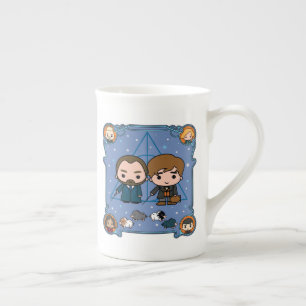 Fantastic Beasts   Dumbledore & Newt Cartoon Bone China Mug