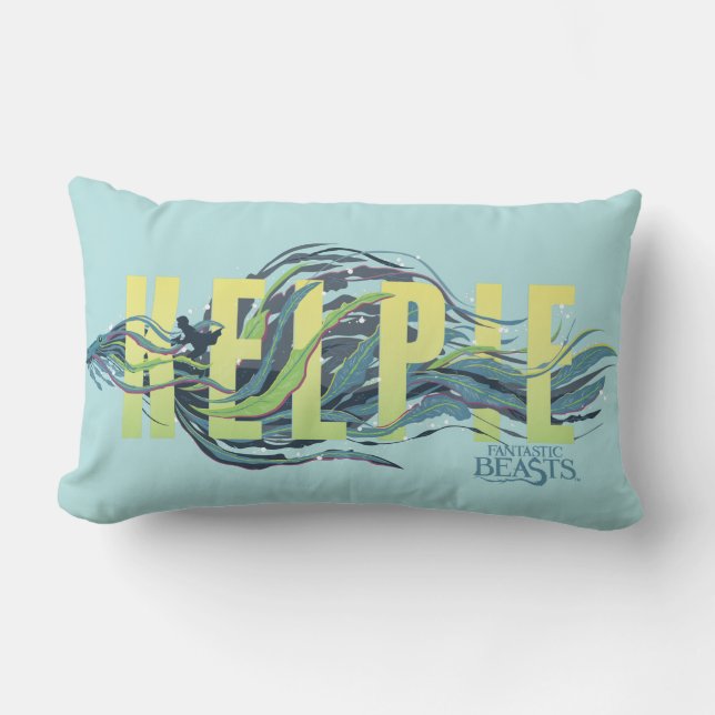 Fantastic Beasts Kelpie Lumbar Cushion (Front)