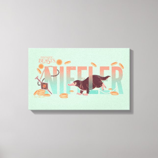 Fantastic Beasts Niffler Canvas Print (Front)