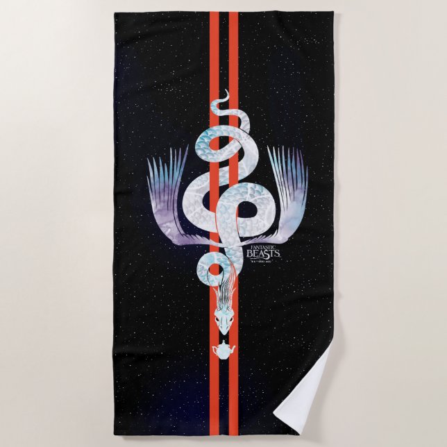 Fantastic Beasts Occamy Beach Towel (Front)